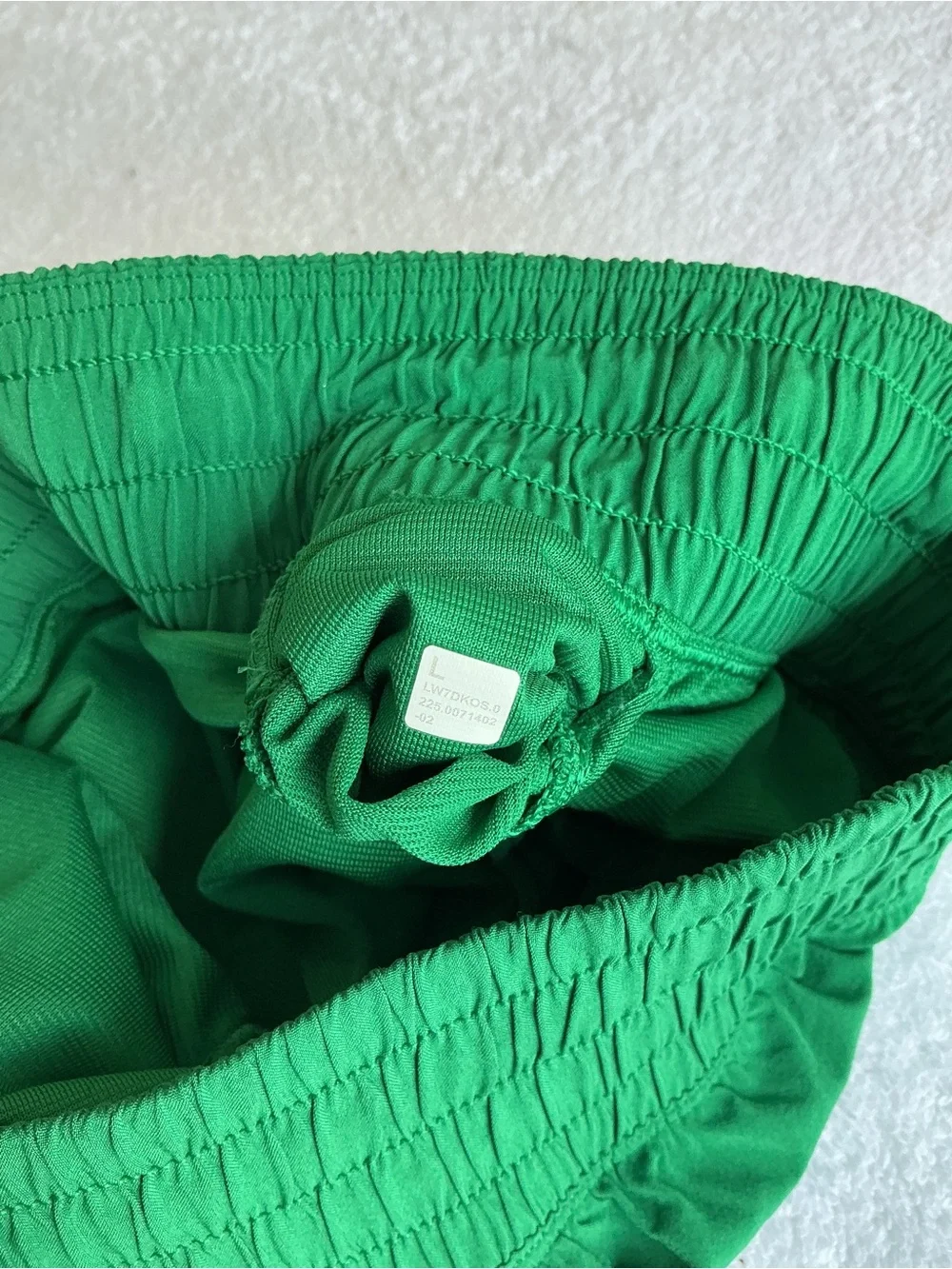 lululemon athletica Emerald Green Layered Running Shorts